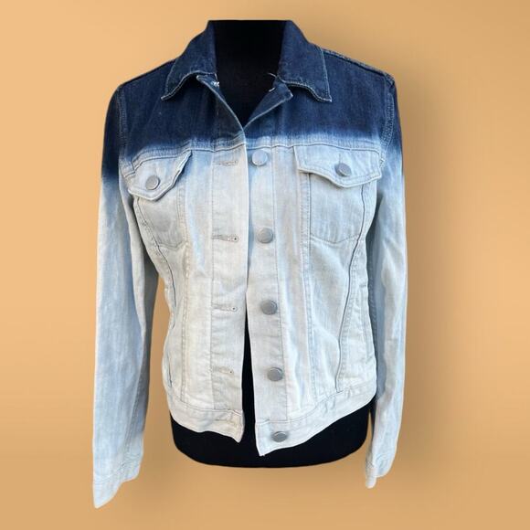 GAP 1969 women’s XS DENIM JACKET, TWO SHADES OF BLUE - Picture 1 of 8